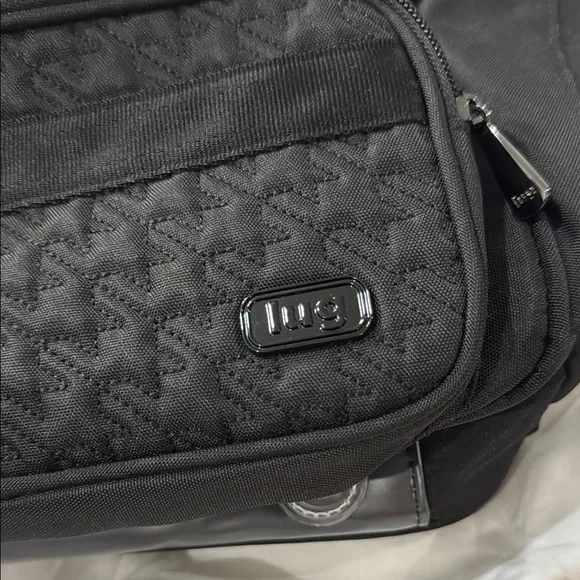 NWOT Lug Mini Puddle Jumper Convertible Black Tote Bag - Picture 3 of 10